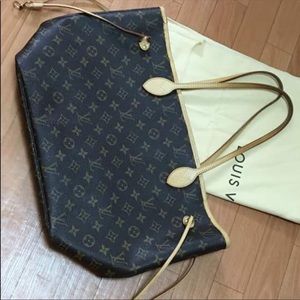 🎉sold🎉Authentic neverfull monogram mm size